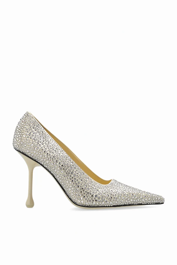 SILVER Heeled shoes `Ixia`