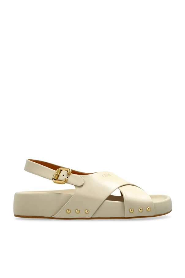 kremowy Sandały  `Mae`