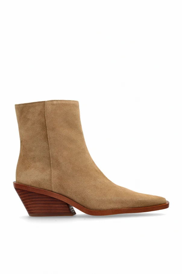 beige Heeled ankle boots `Nash`