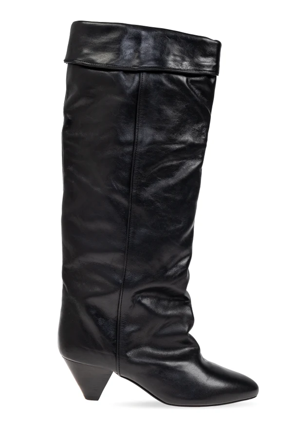BLACK Heeled boots `Elita`