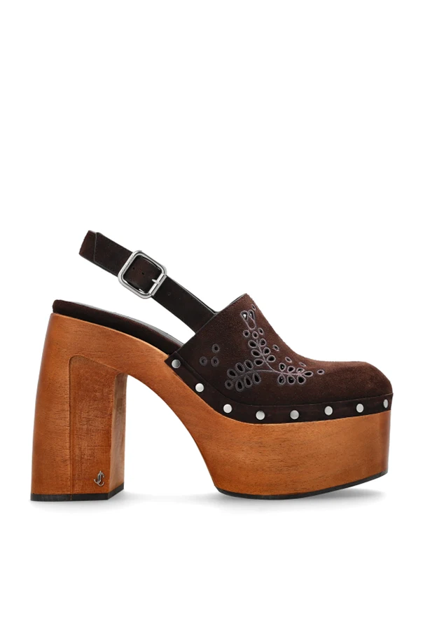 BRĄZOWY Buty na platformie `Alida`