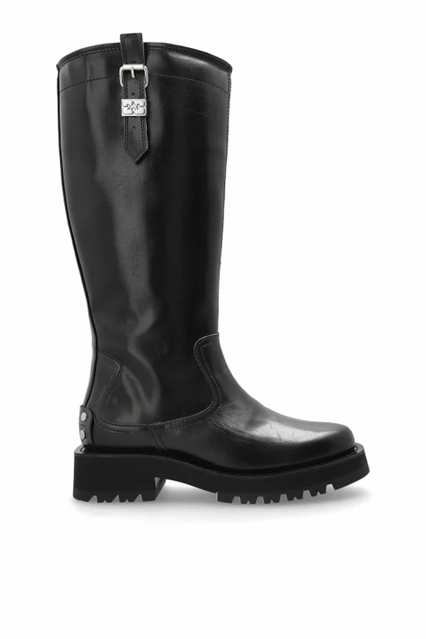 BLACK Eco leather boots