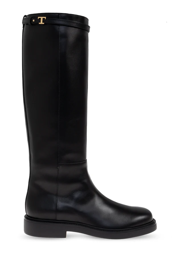 SCHWARZ Lederstiefel