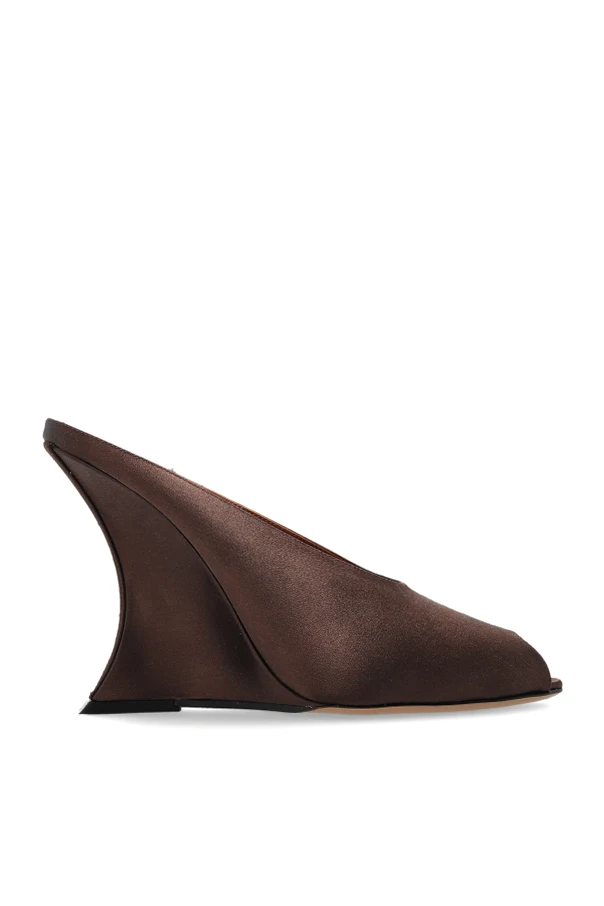 BROWN Wedge sandals "Nina"