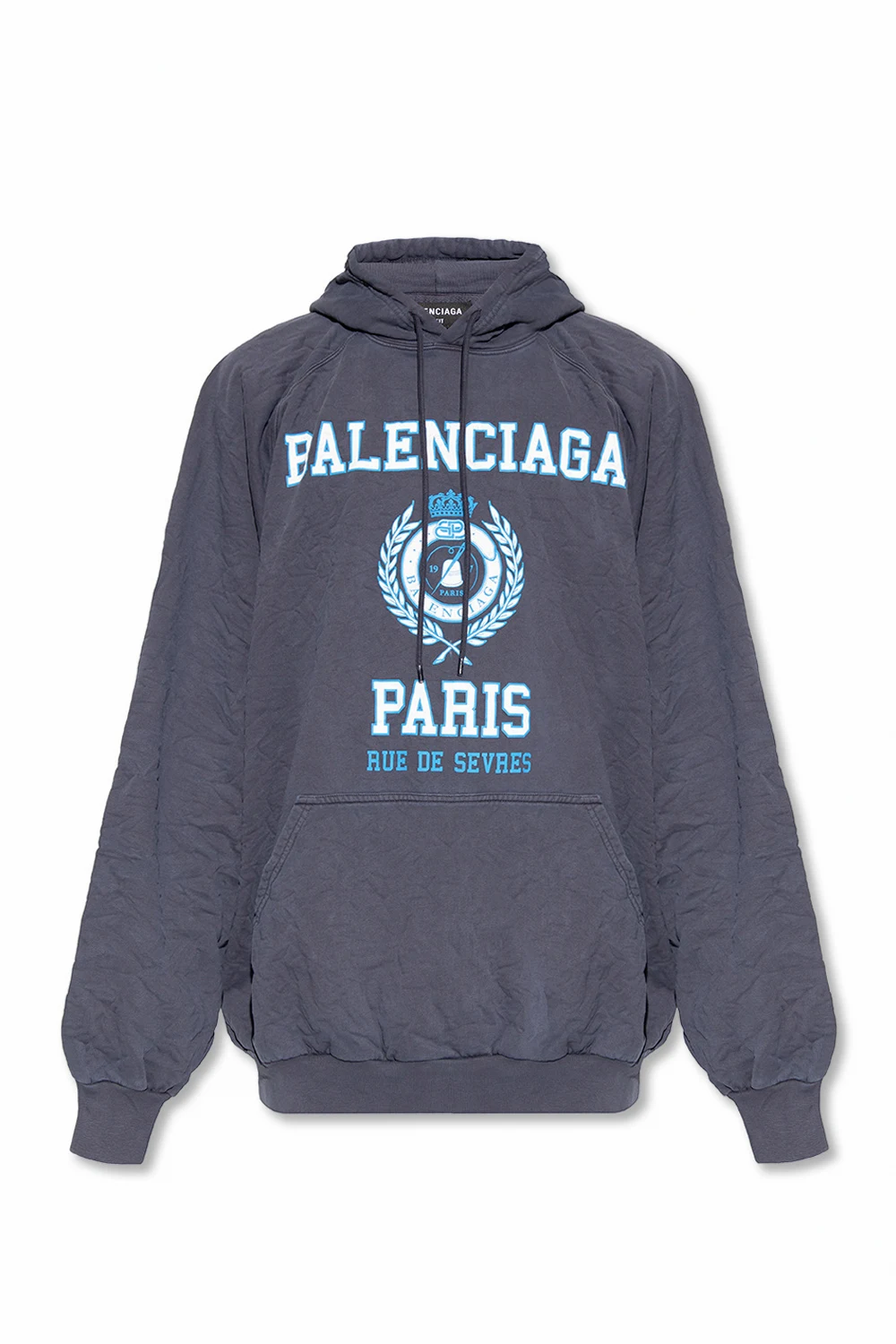 BLUE Printed hoodie