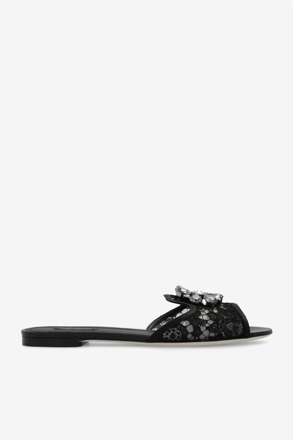 BLACK Lace slides