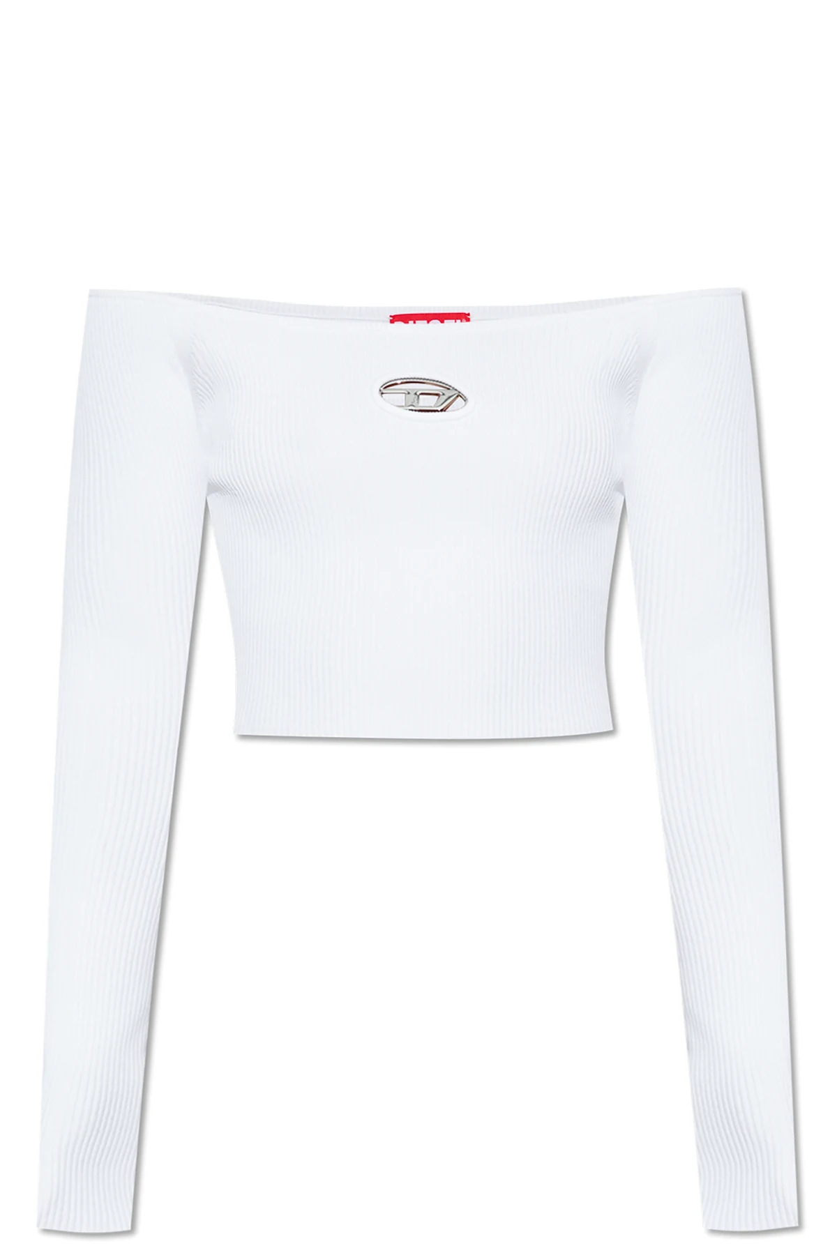 WHITE Sweater with 'M-VERA-LS' logo