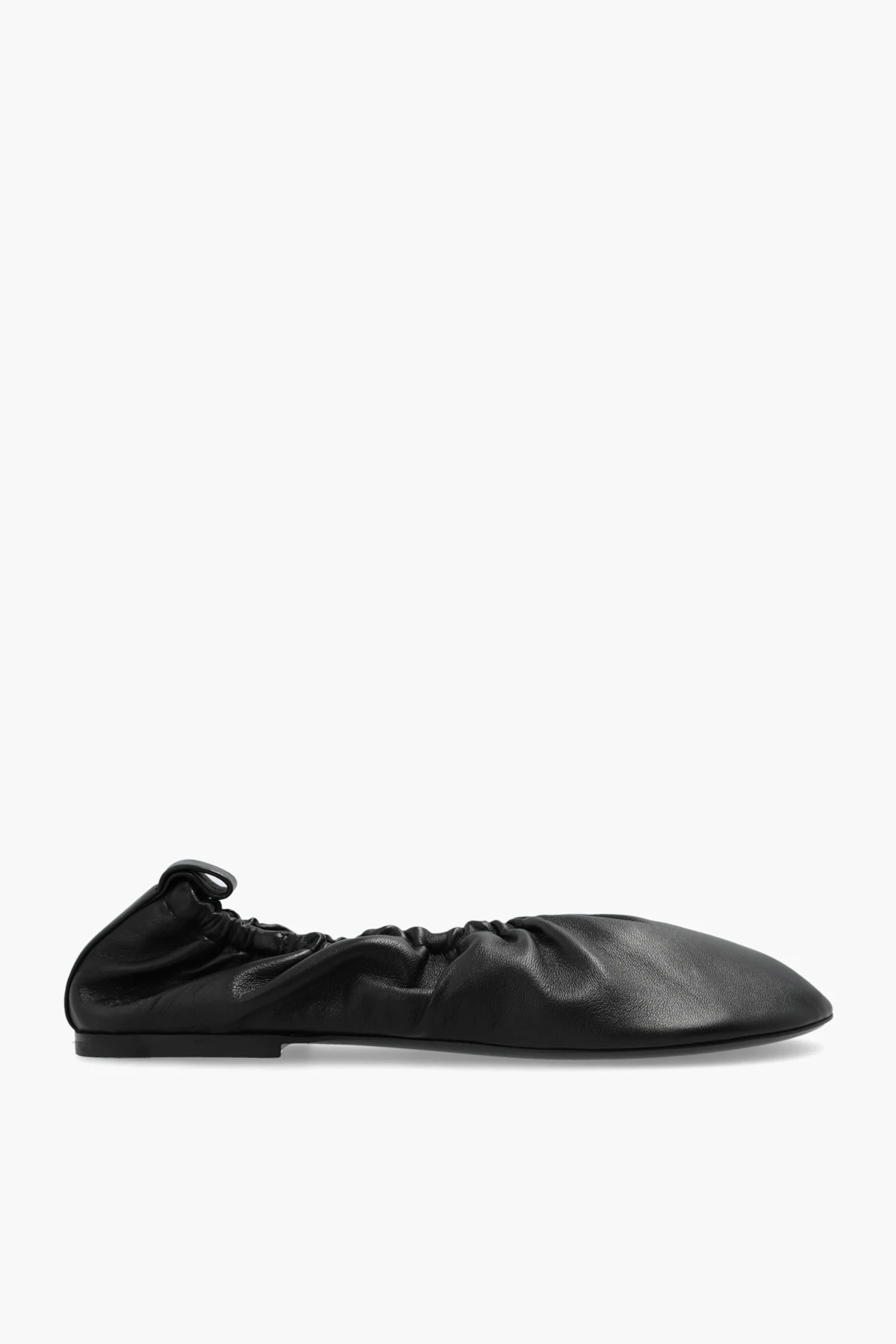 SCHWARZ Leder-Ballerinas