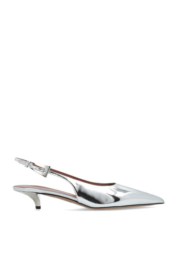 SILVER Heeled shoes "Jessica"