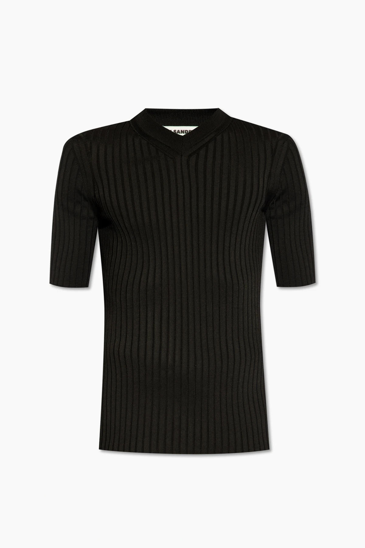 SCHWARZ Ribbed T-shirt