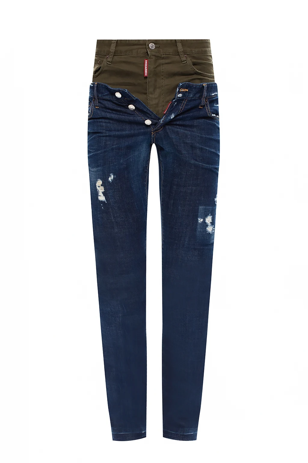 Jeansy z surowym wykończeniem 'Twin Pack Straight Leg Sharpei Jean'