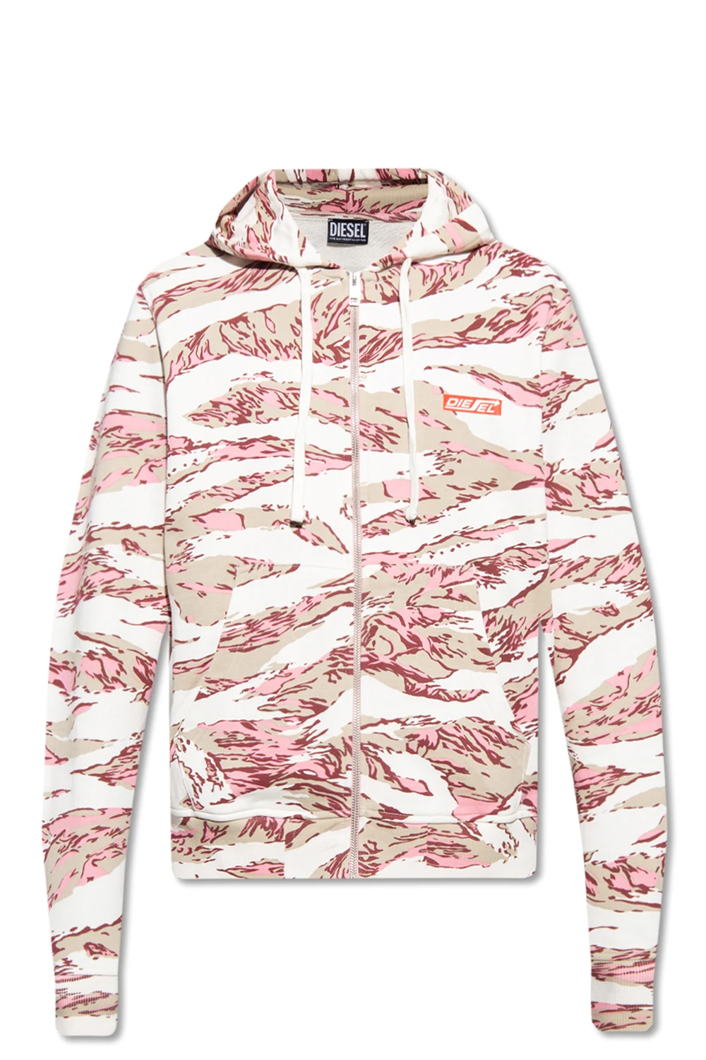 'S-GINN-HOOD-ZIP-HS1' patterned hoodie