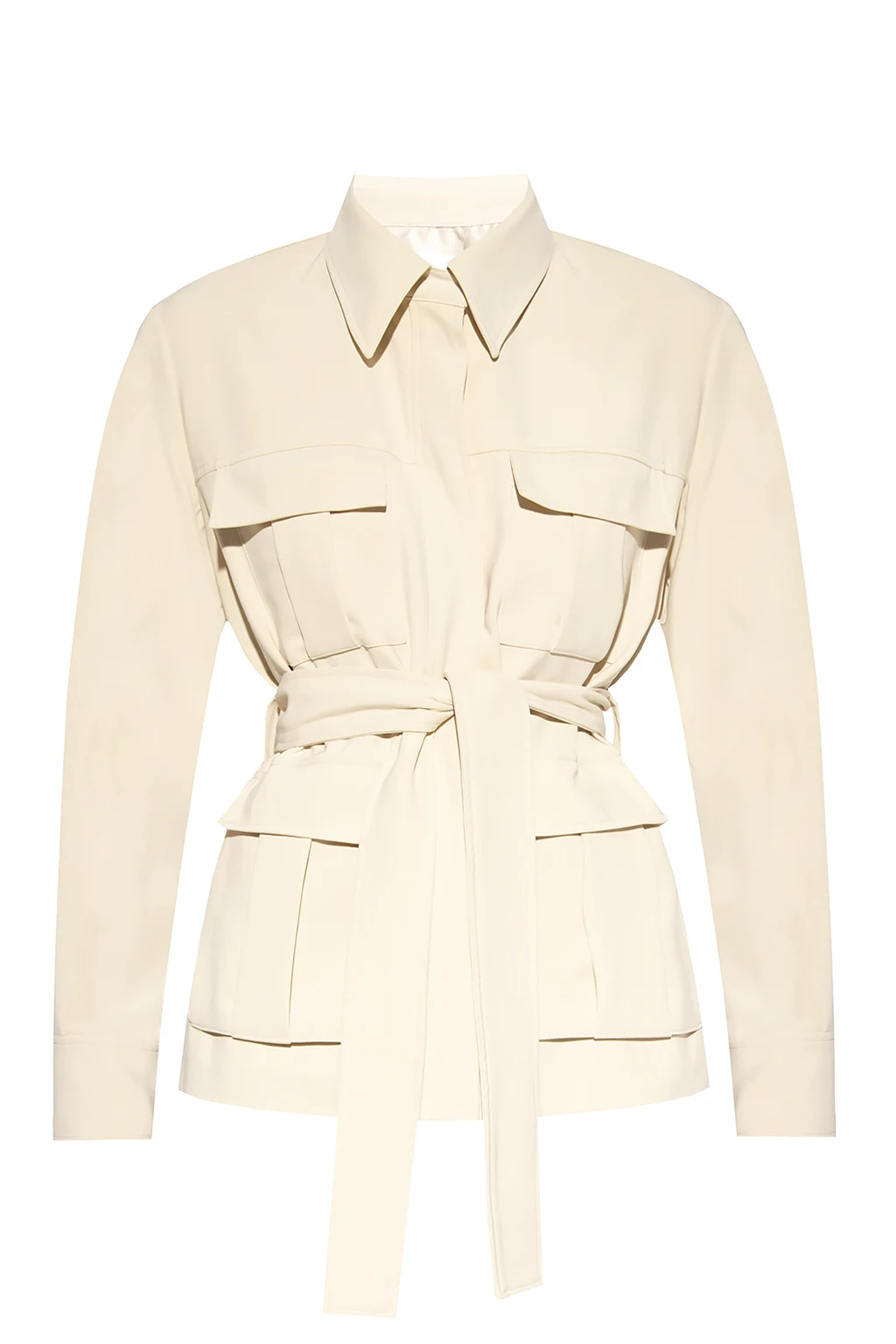 Jacket with belt