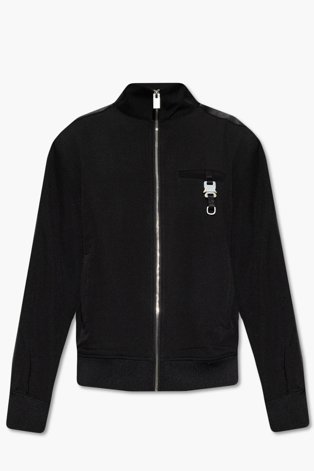 Sweatshirt with stand collar