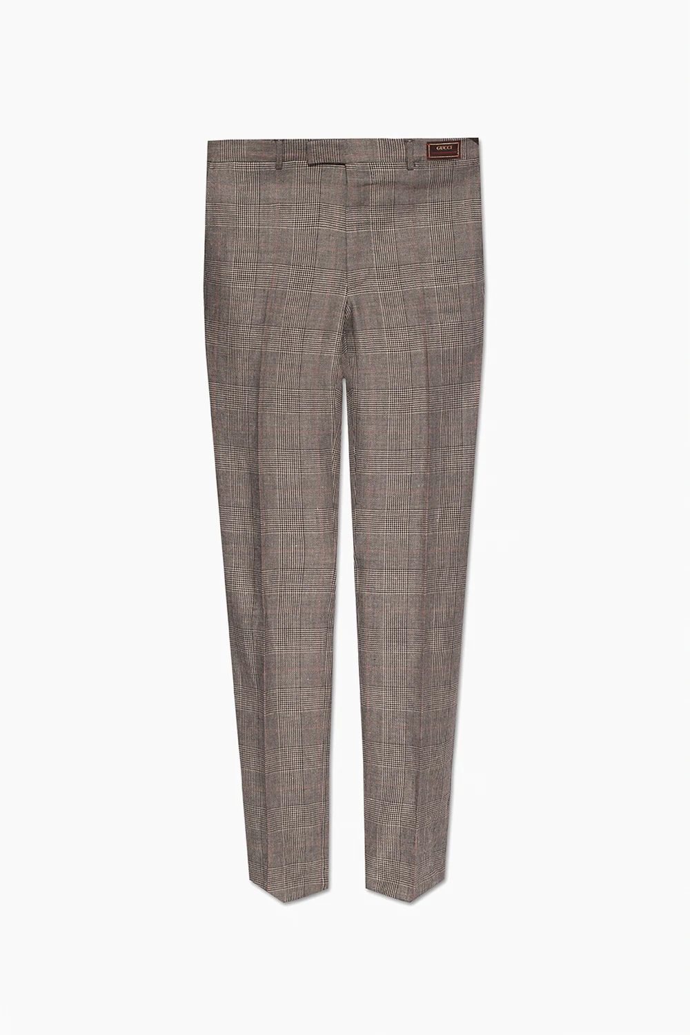 Checked trousers