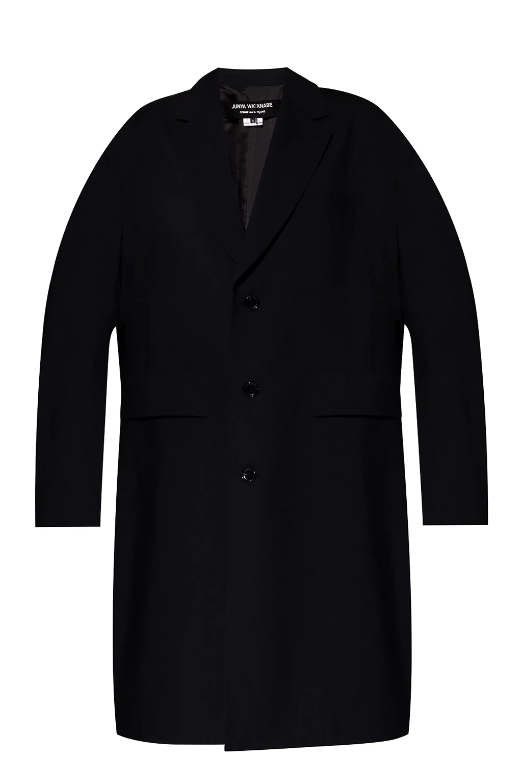 Coat with notch lapels