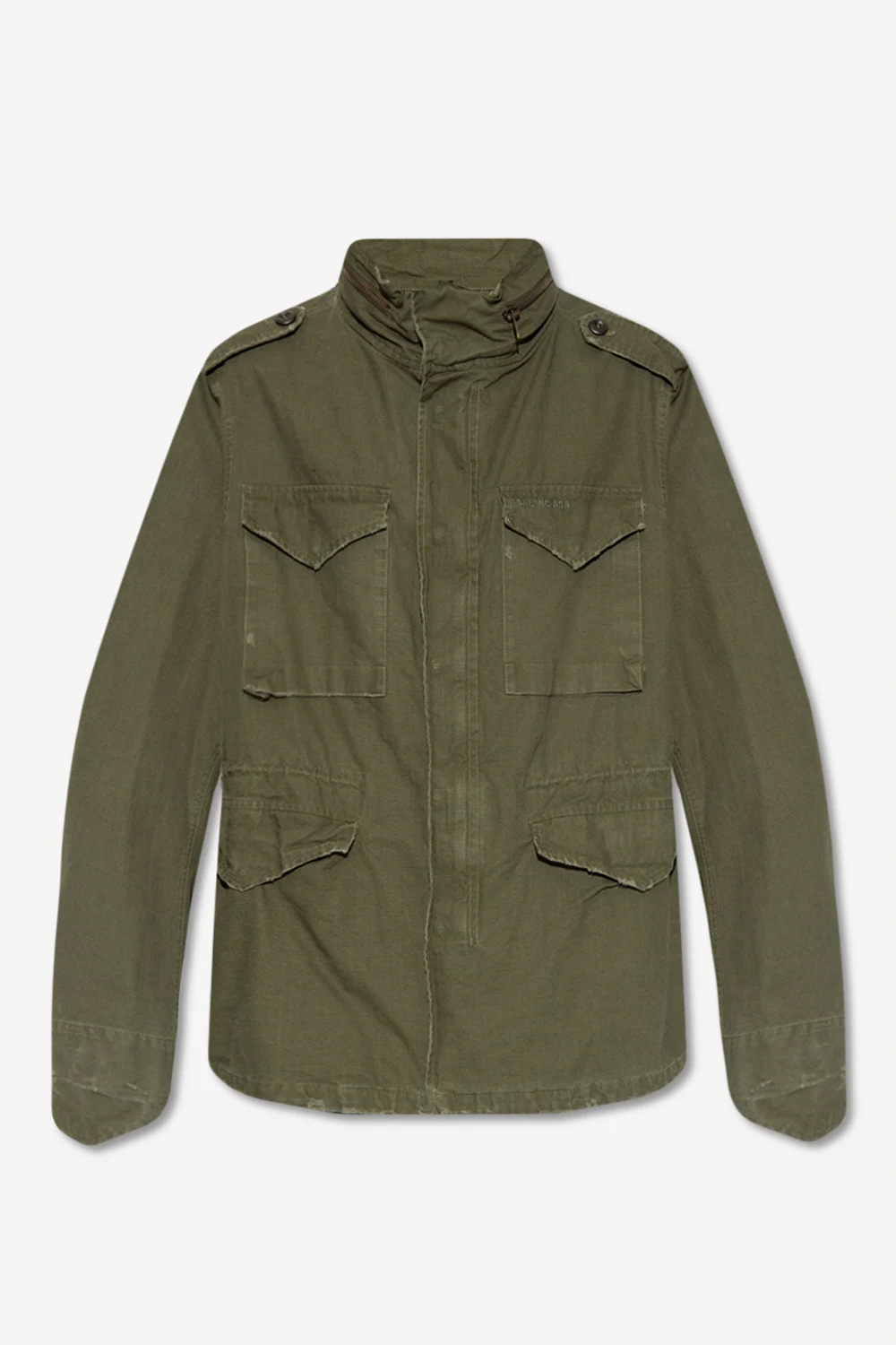 Jacket with concealed hood