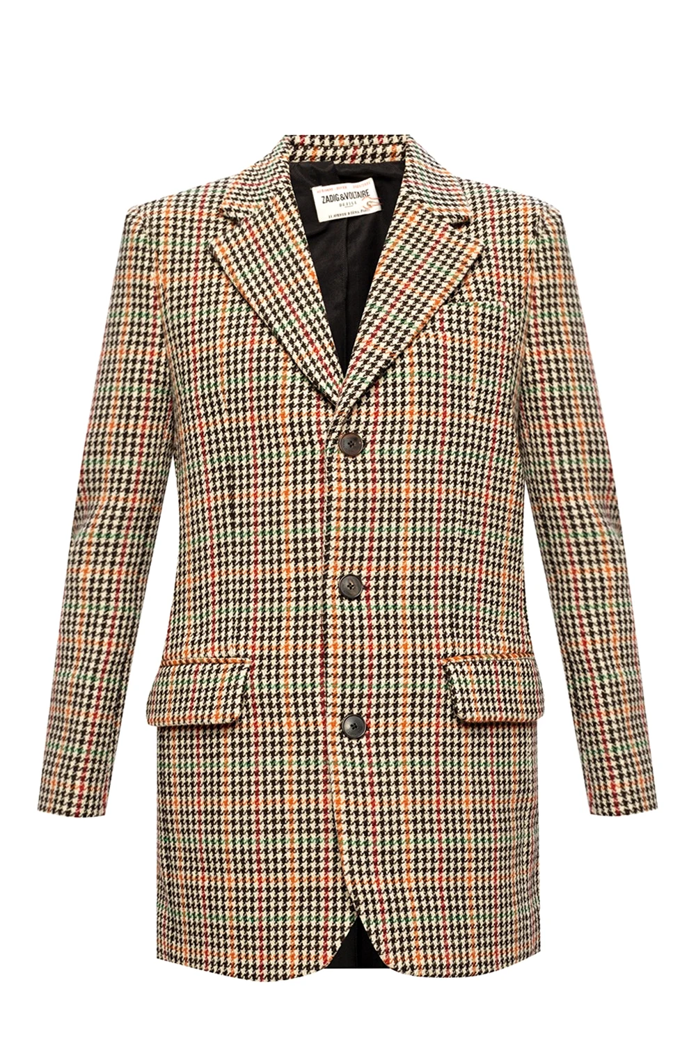 Blazer with notch lapels