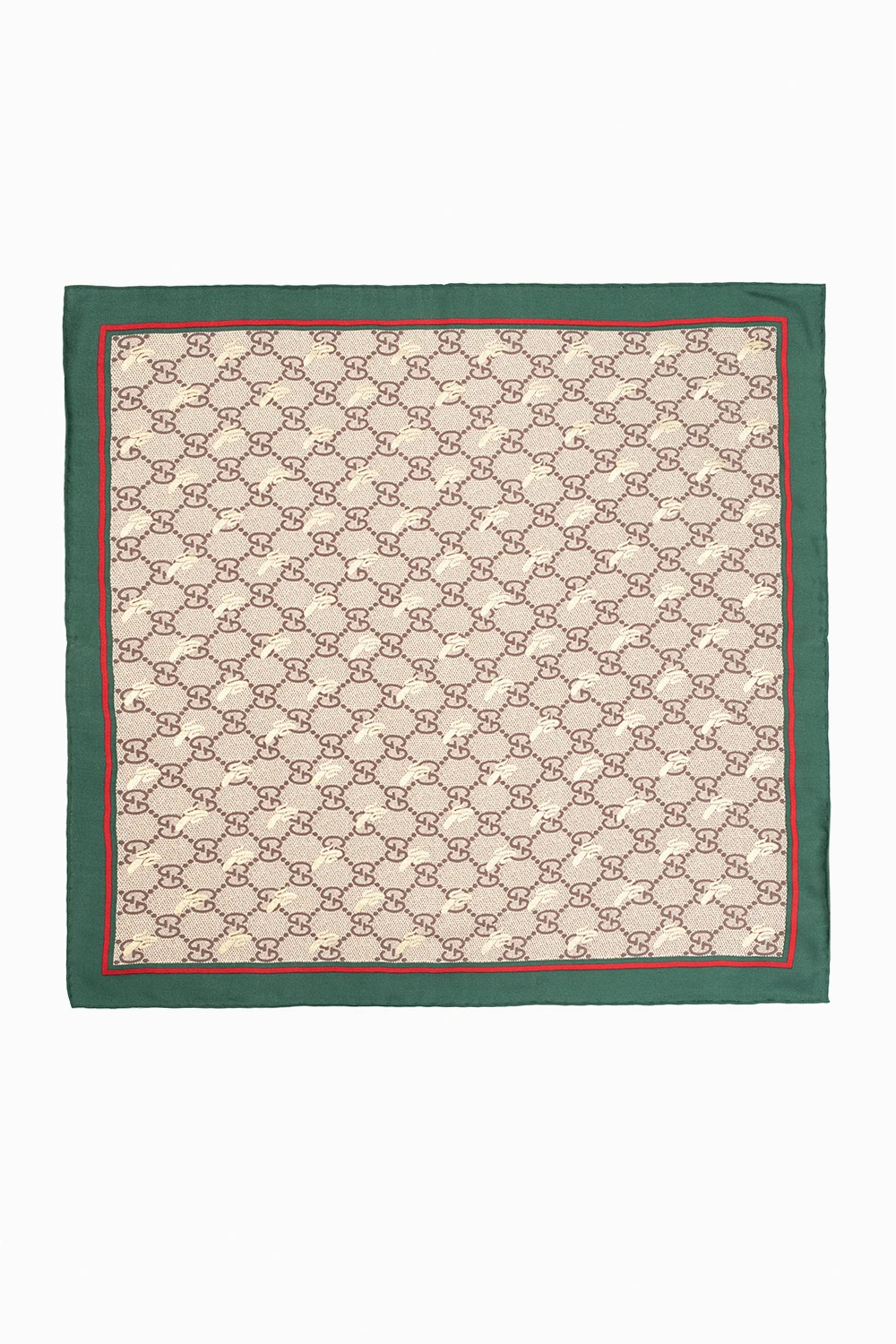 Silk pocket square with logo