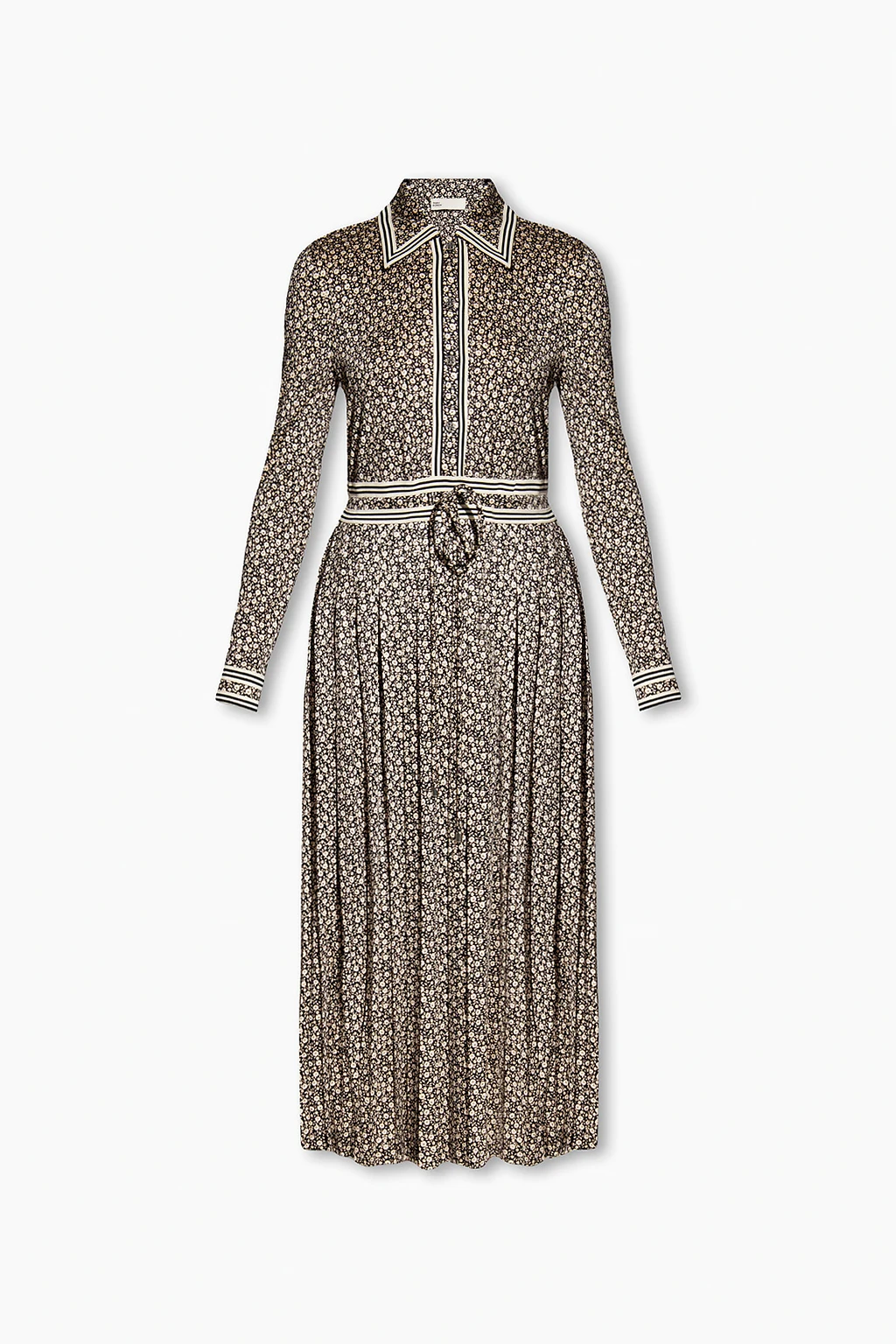 Dress with floral motif
