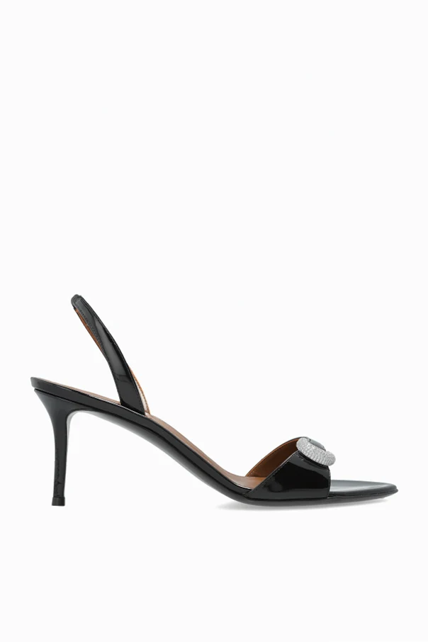 SCHWARZ Sandalen mit Absatz