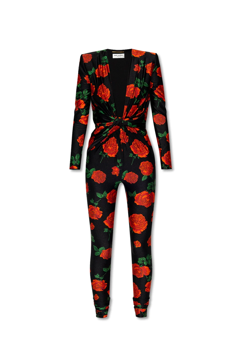 Jumpsuit with floral motif