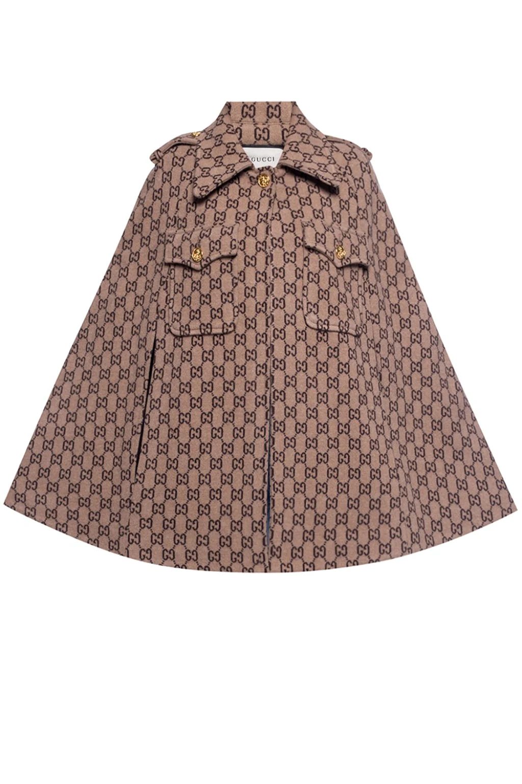 Poncho with logo