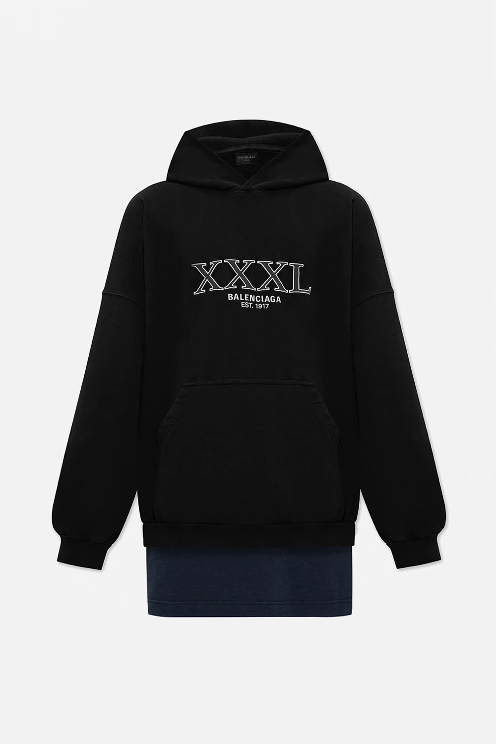 Reversible oversize sweatshirt