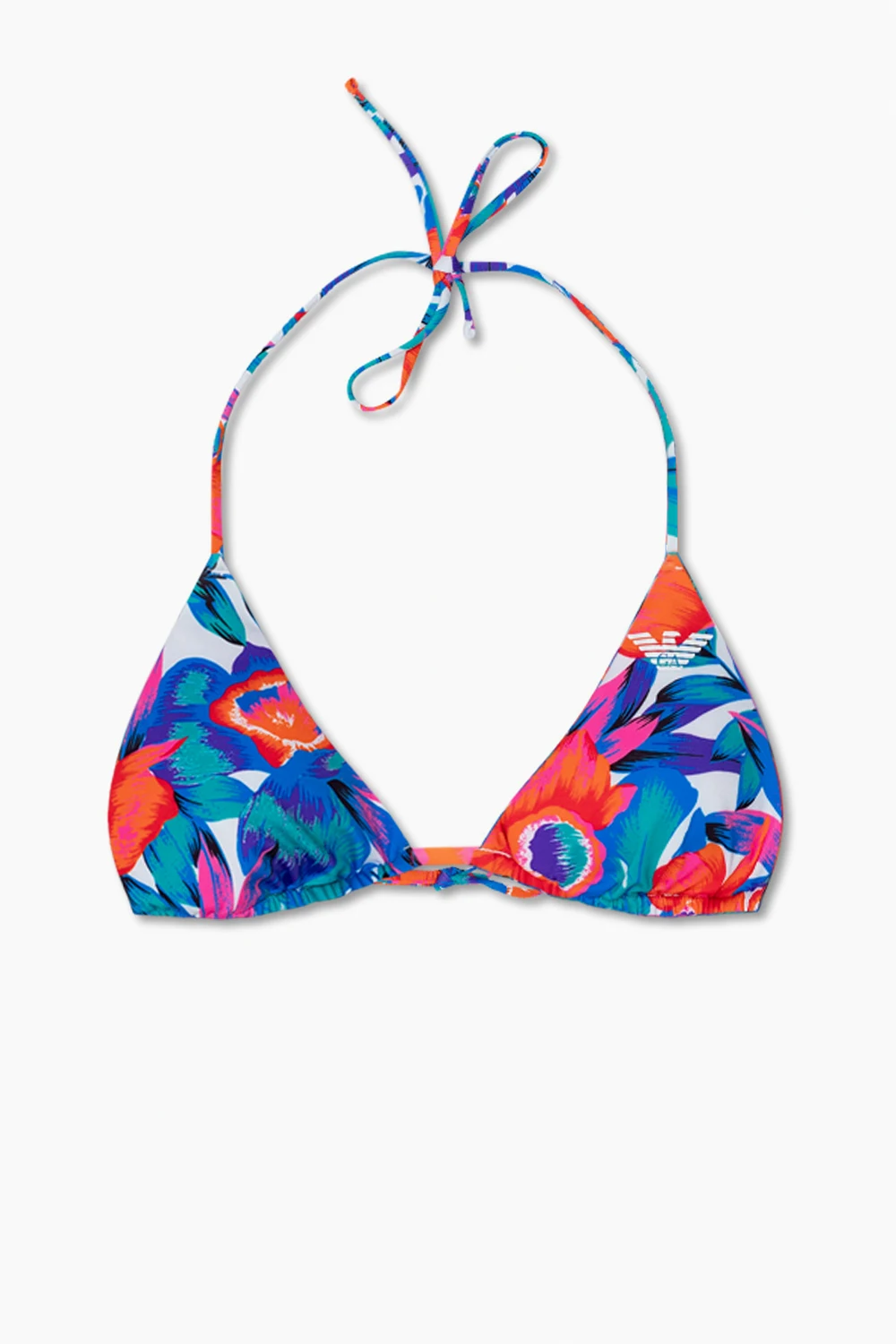 Patterned swimsuit top