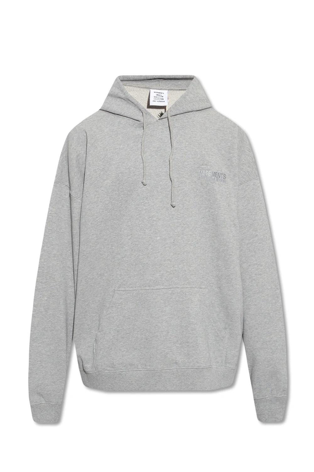 Logo-embroidered hoodie