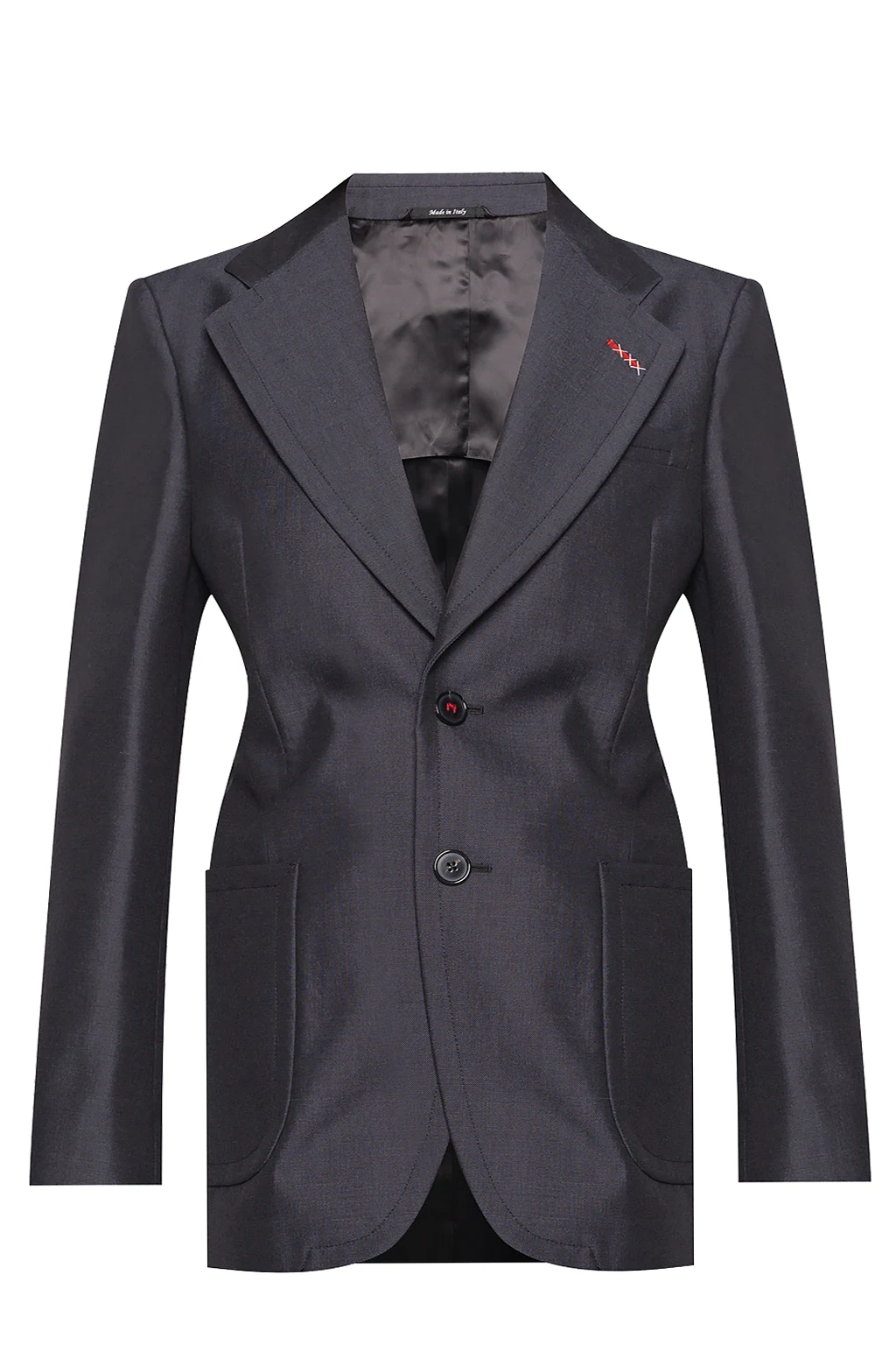Blazer with notch lapels