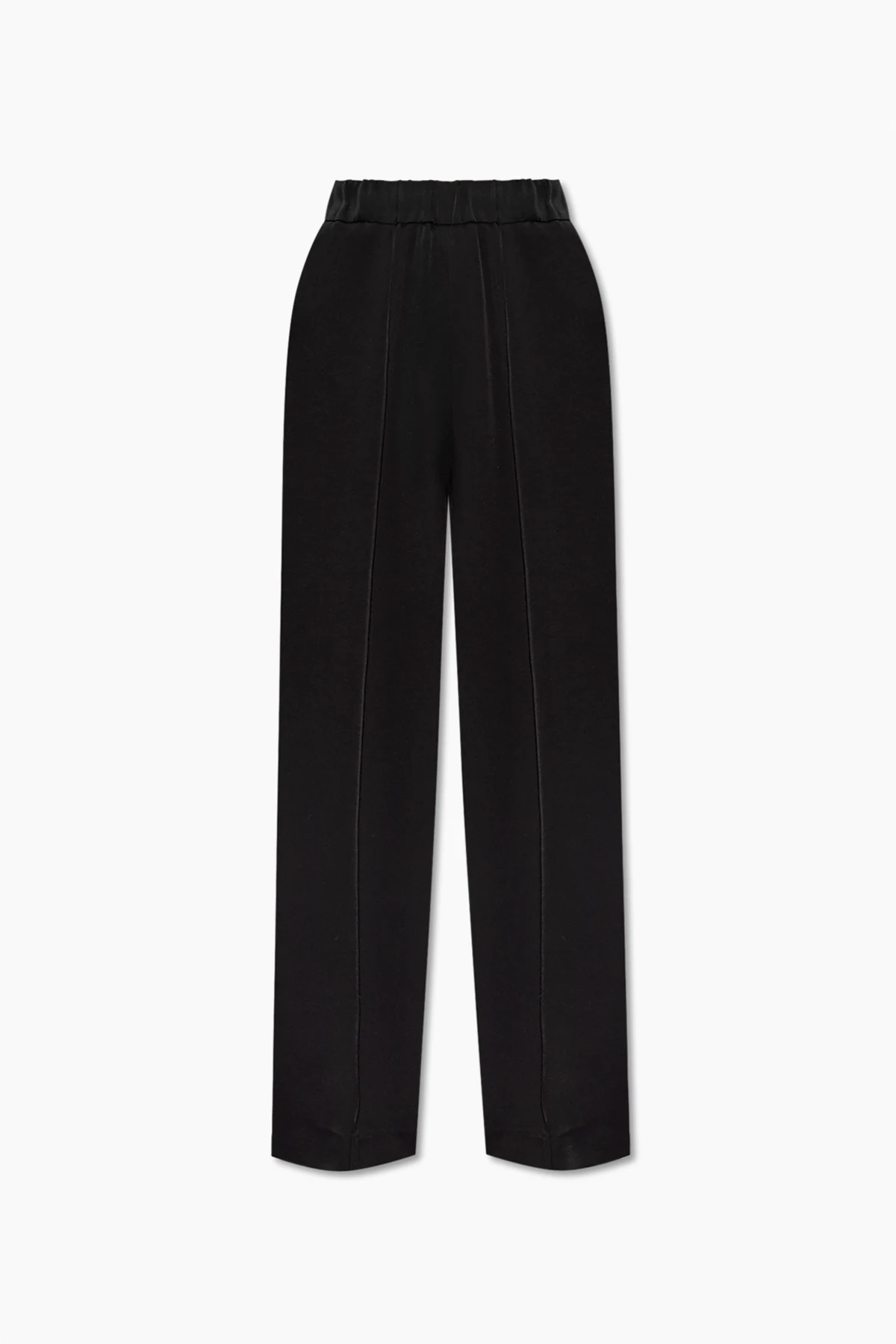SCHWARZ JIL SANDER Hose mit Falte