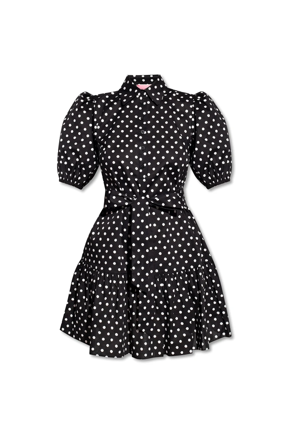 Dress with polka dot pattern