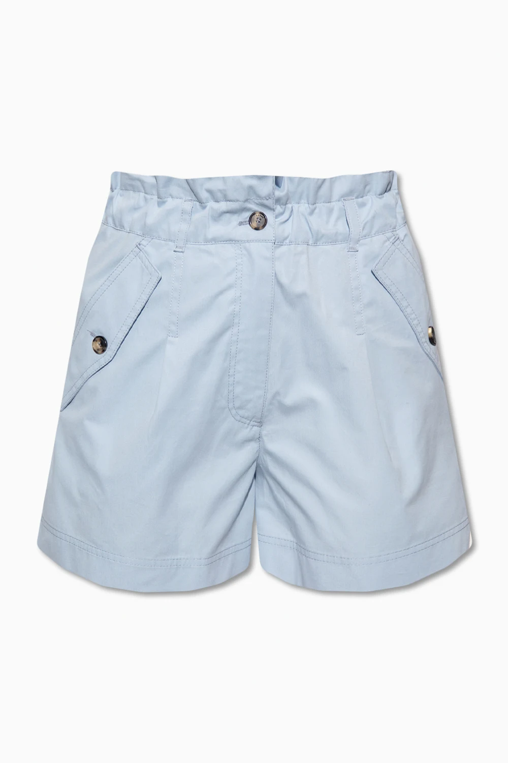 High-waisted shorts