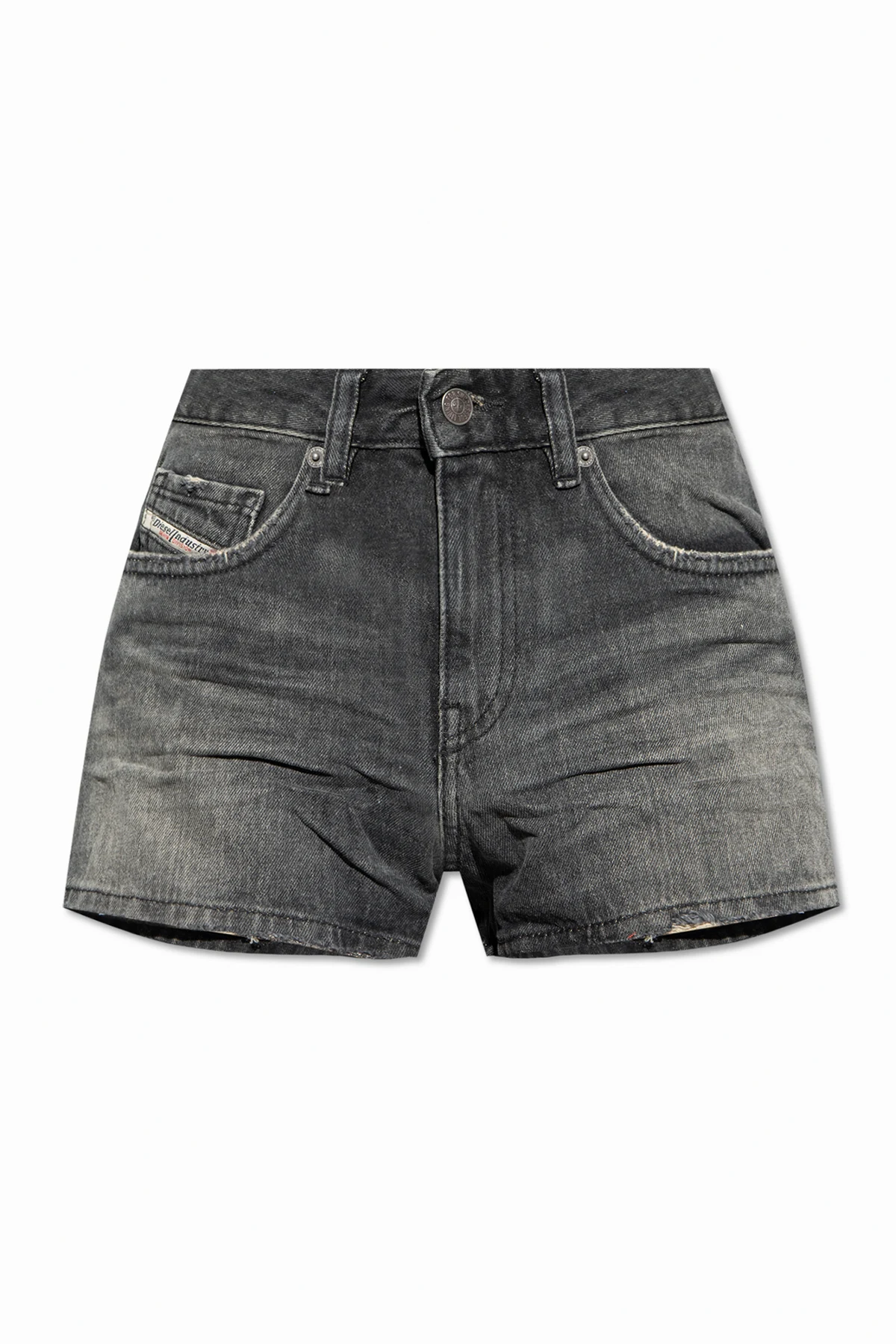 GREY ‘DE-YUBA’ denim shorts