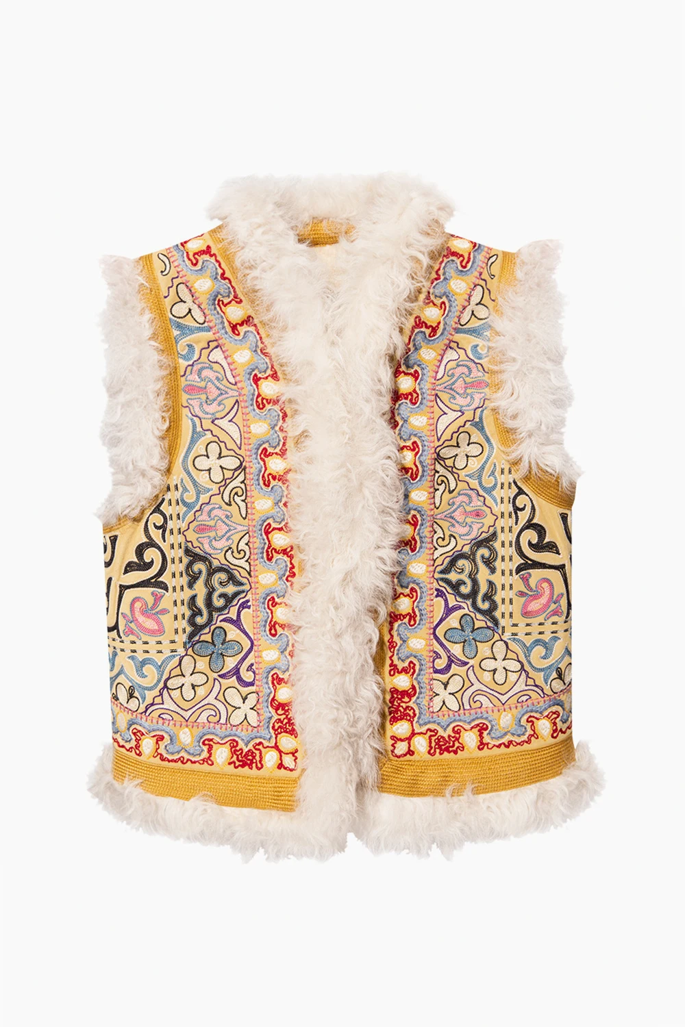 Shearling vest
