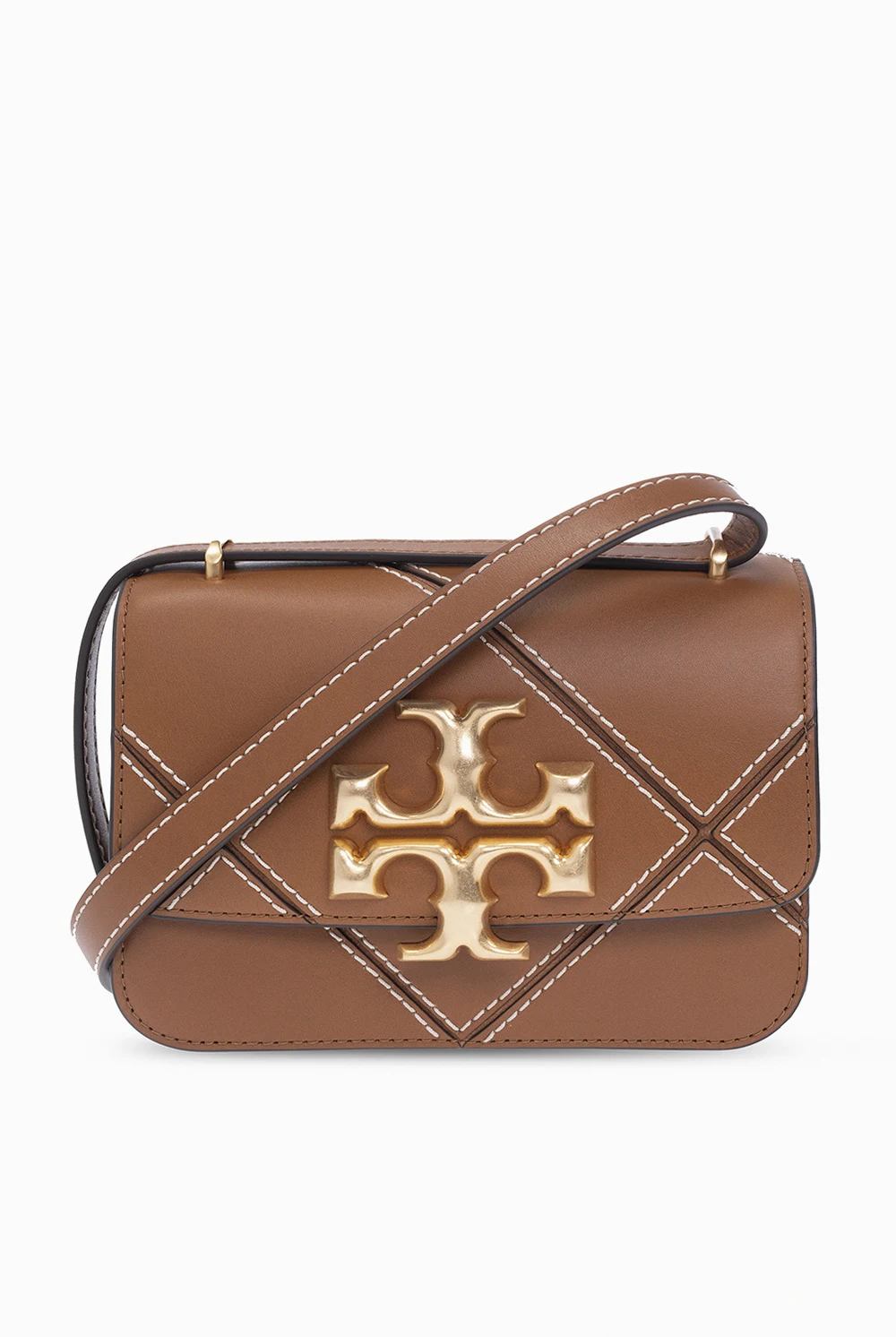‘Eleanor Diamond Small’ leather shoulder bag