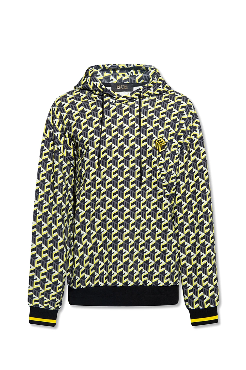 Wzorzysta bluza z kapturem