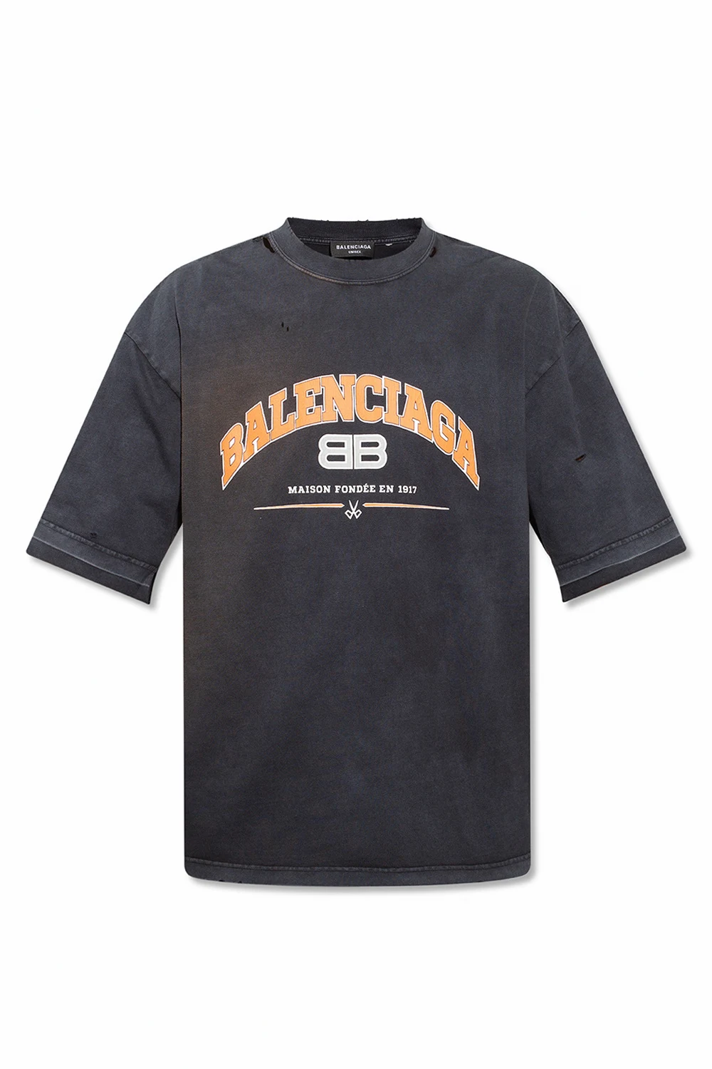T-shirt with vintage-effect