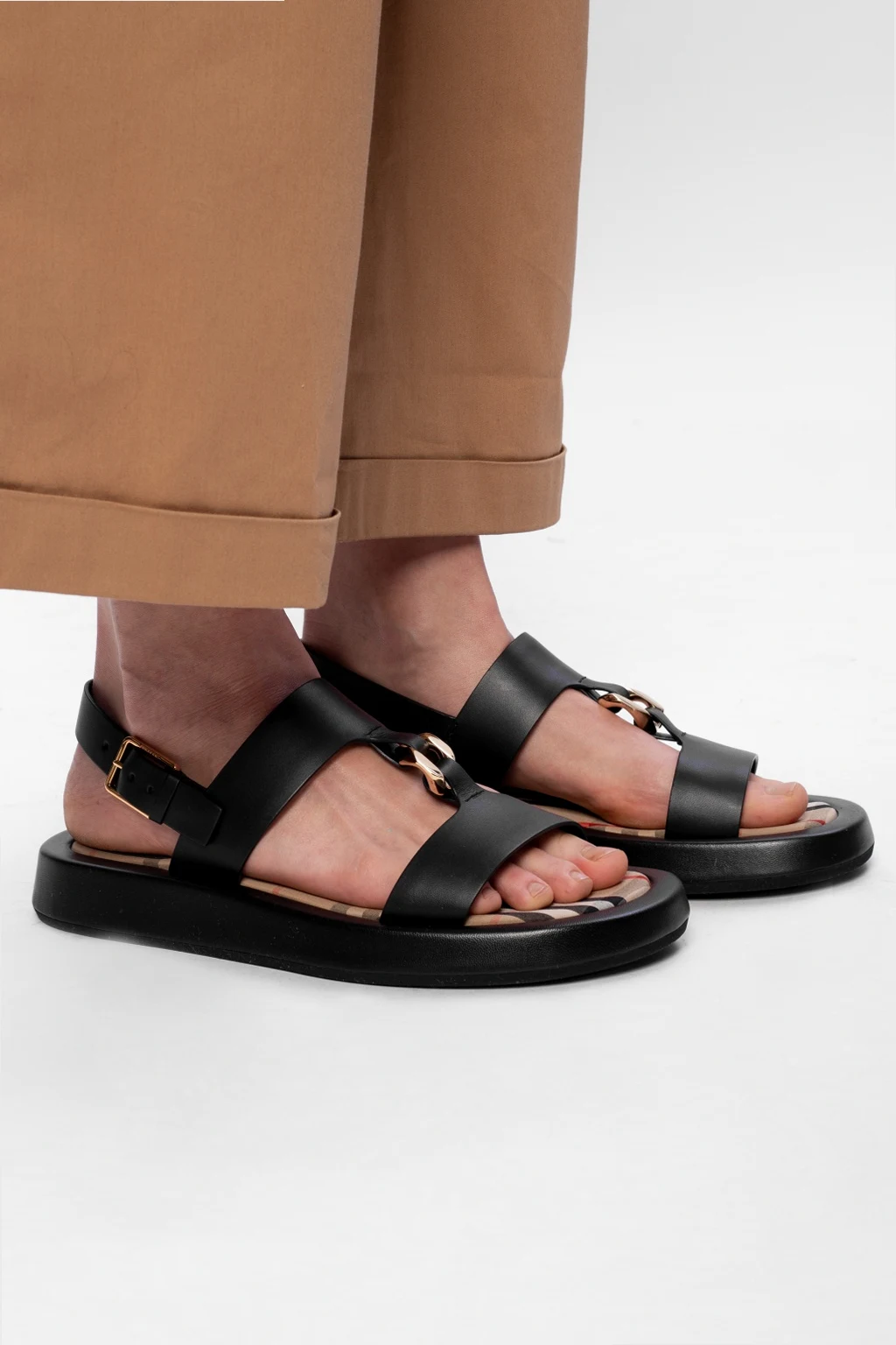 ‘Buckingham’ sandals