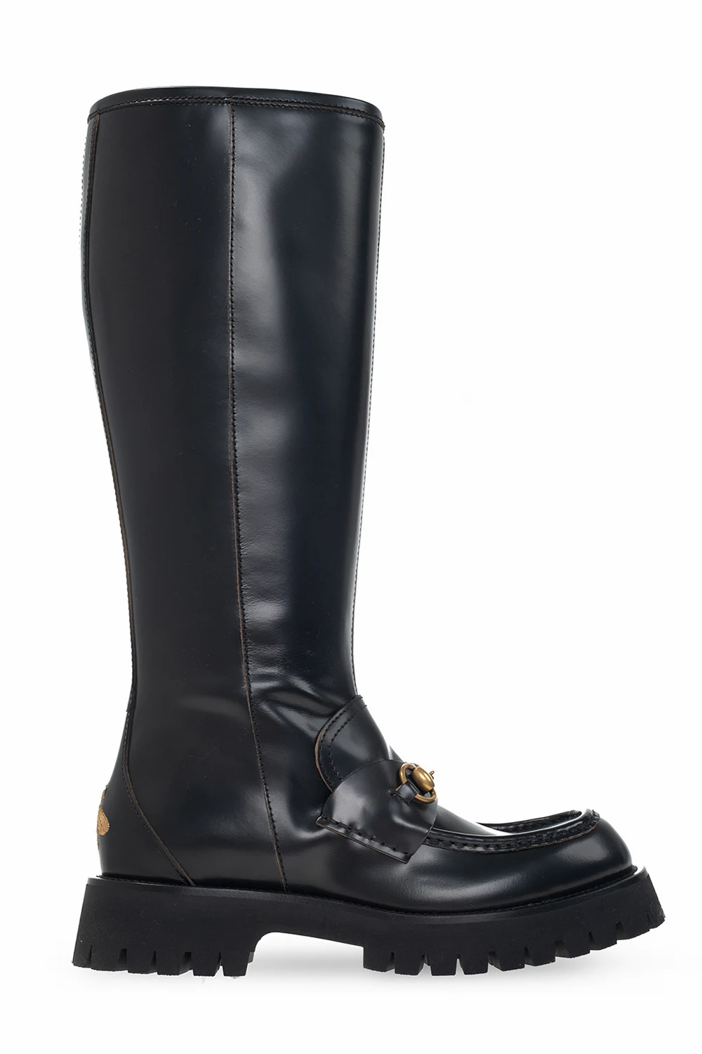 Leather boots
