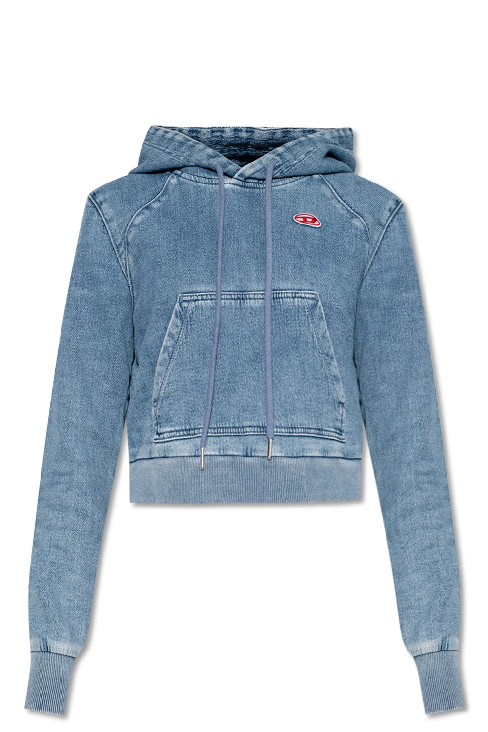 ‘D-ANGY-HOOD-NE’ denim hoodie