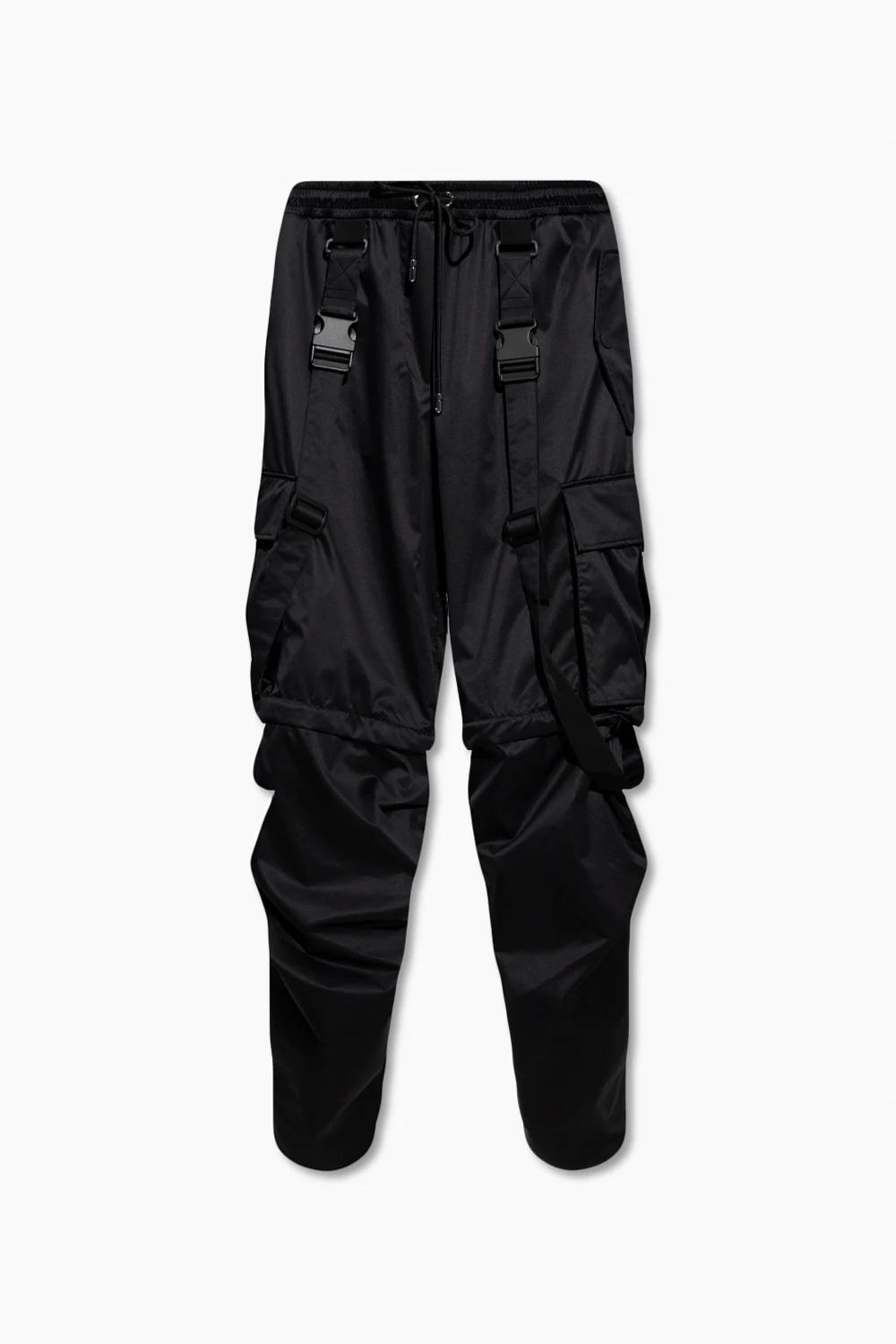 Trousers with detachable legs
