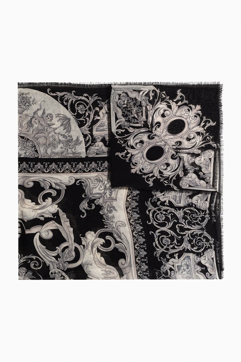 Shawl with baroque pattern