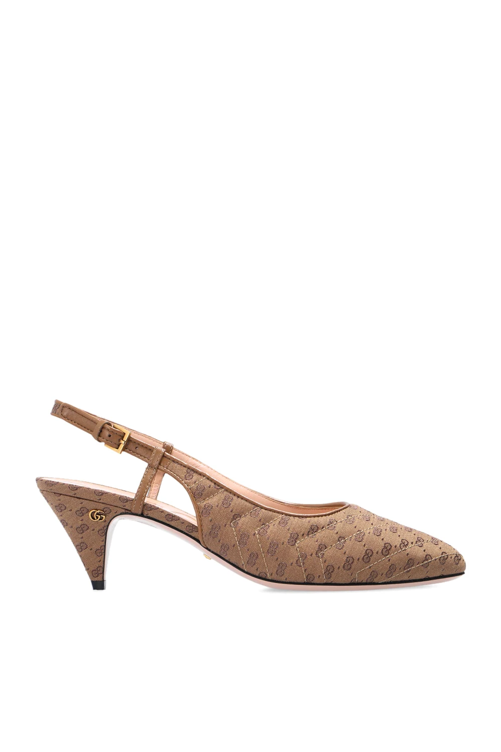 Buty na obcasie z logo
