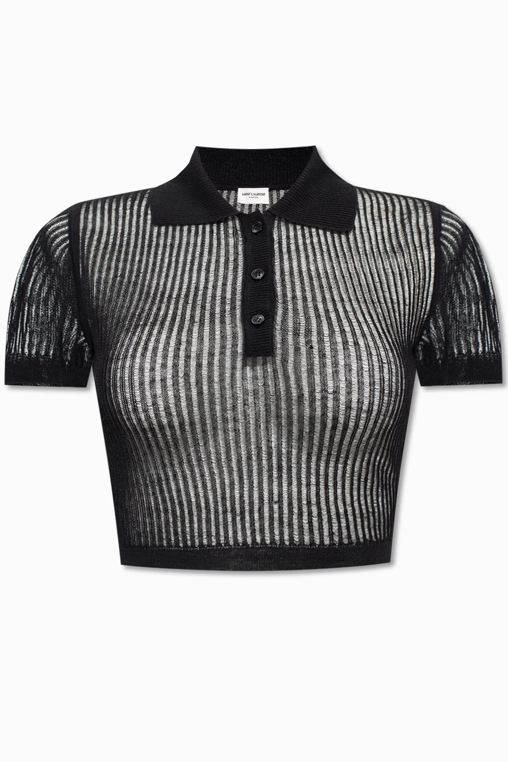 Transparent crop top