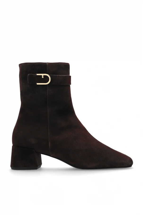BROWN Heeled ankle boots ‘Chic’