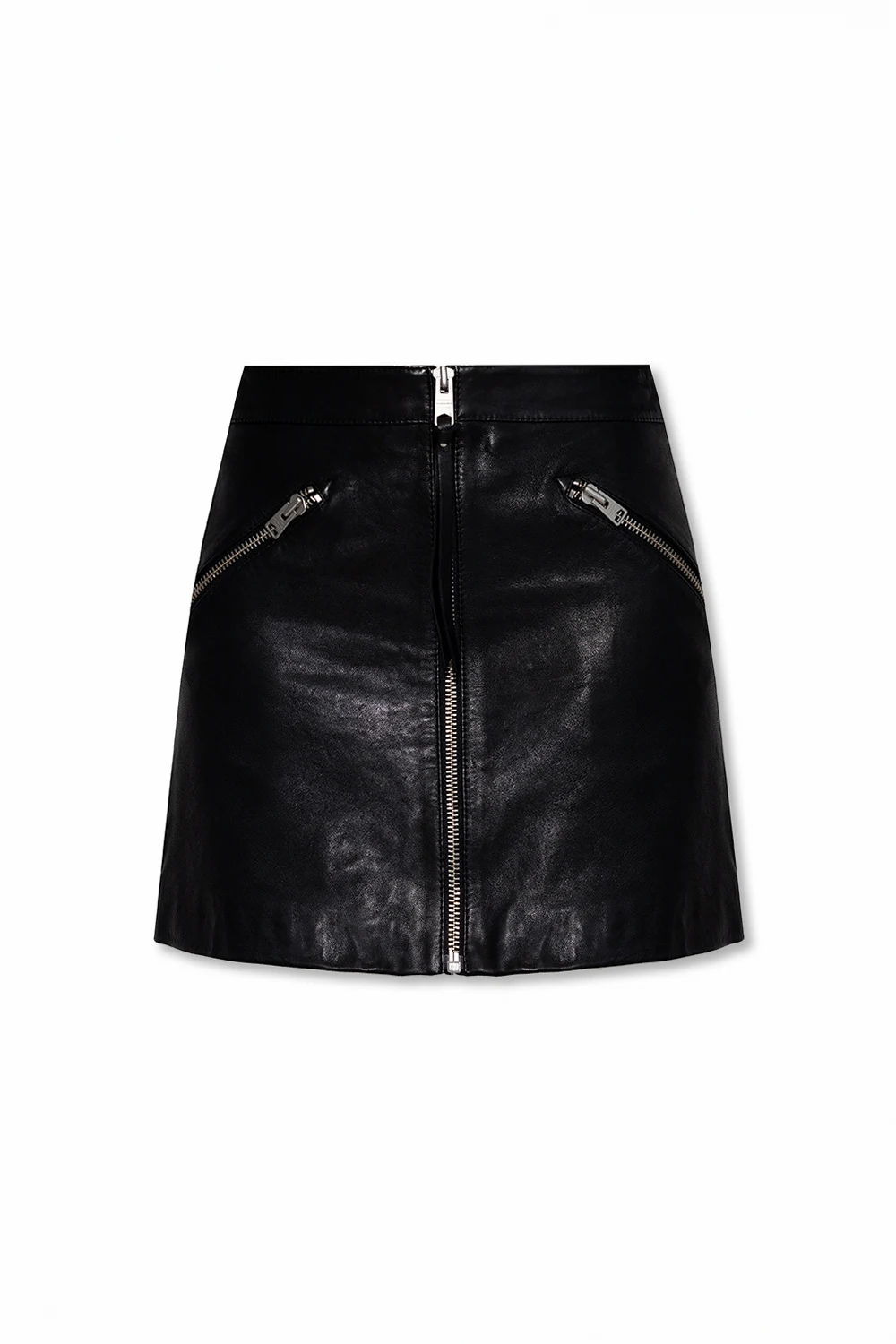 ‘Piper’ short leather skirt