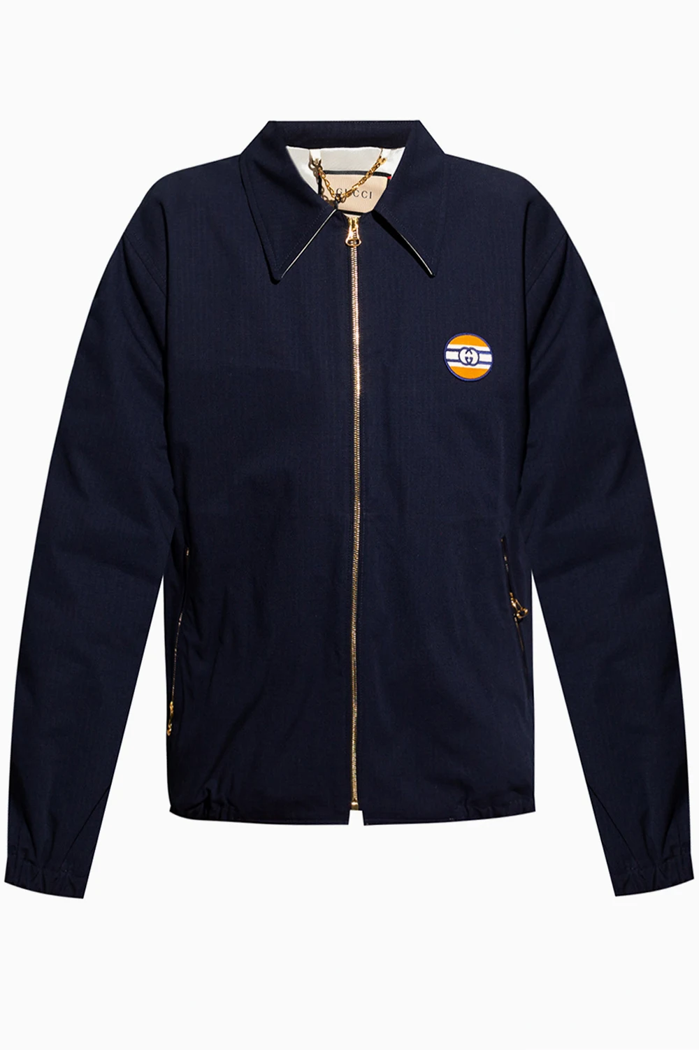 Logo-appliquéd jacket