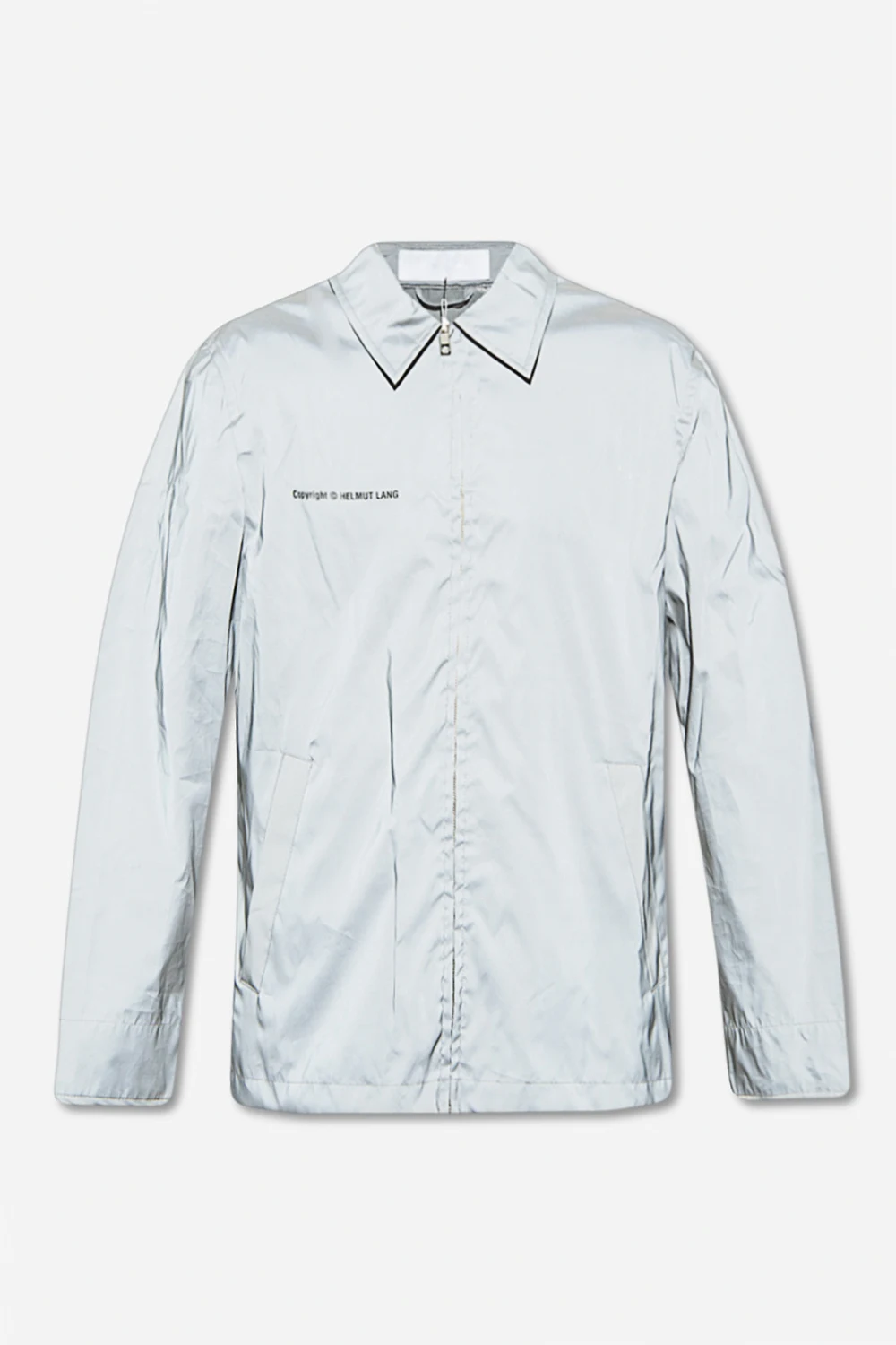 Reflective jacket with logo